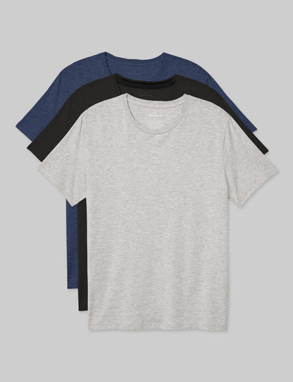 Men's Second Skin Crew Neck Tee (3-Pack)