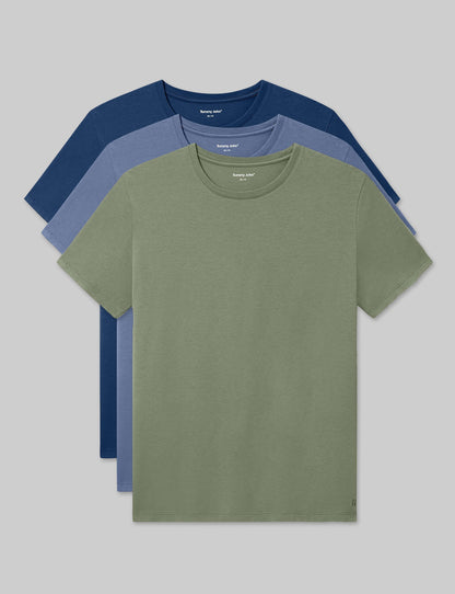Men's Second Skin Crew Neck Tee (3-Pack)