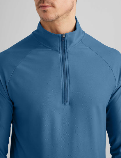 Men's Active Mesh Quarter Zip