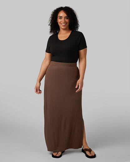 Women's Elara Ribbed Maxi Skirt