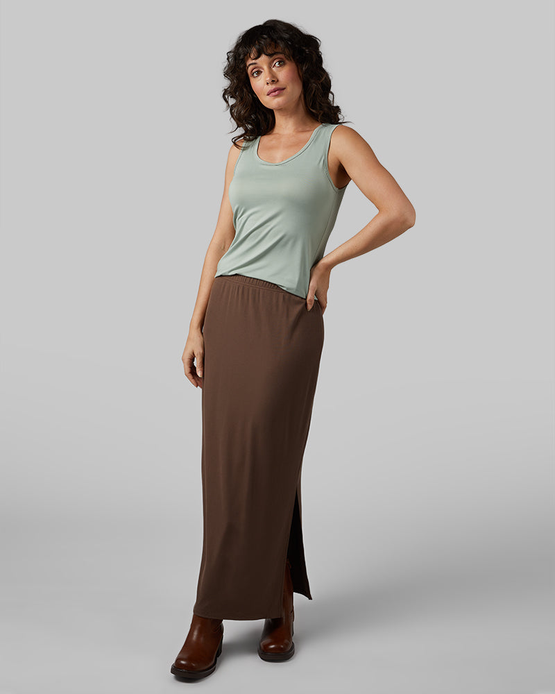 Women's Elara Ribbed Maxi Skirt