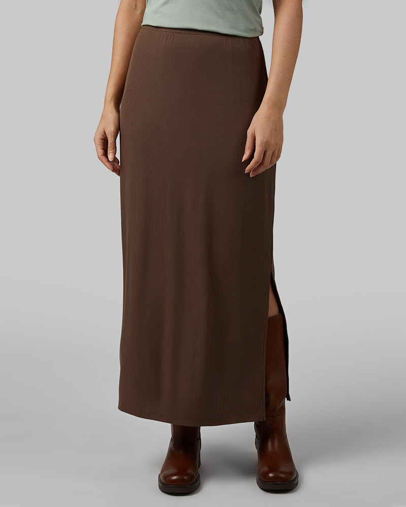 Women's Elara Ribbed Maxi Skirt