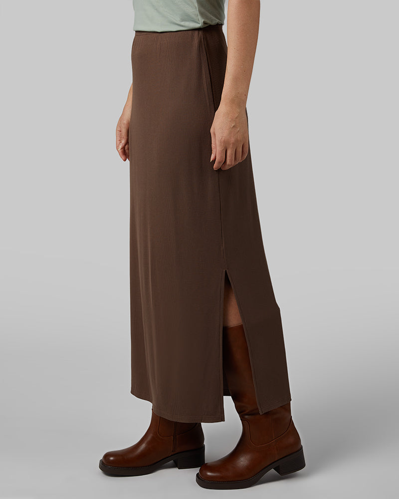 Women's Elara Ribbed Maxi Skirt