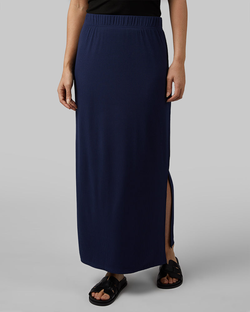 Women's Elara Ribbed Maxi Skirt
