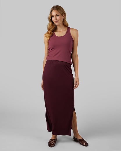 Women's Elara Ribbed Maxi Skirt