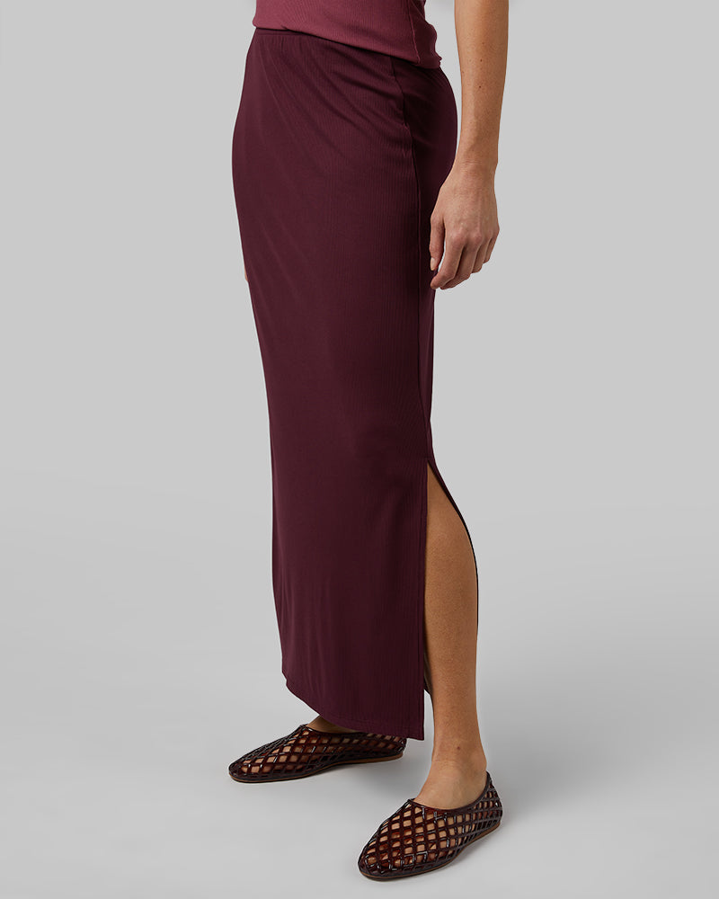 Women's Elara Ribbed Maxi Skirt