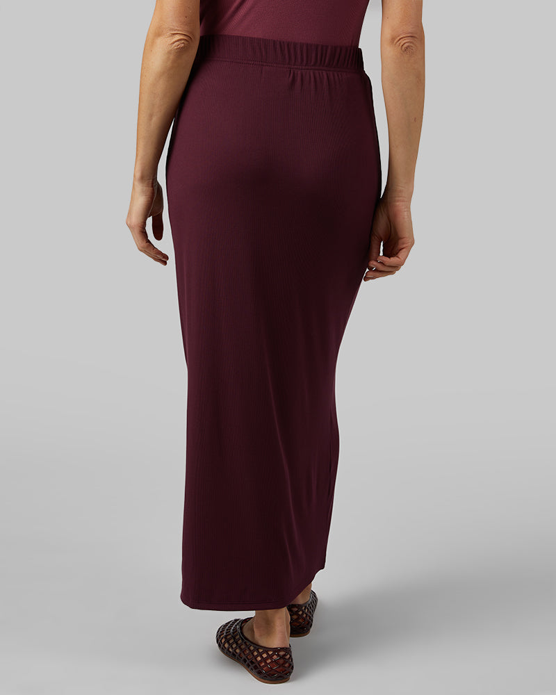 Women's Elara Ribbed Maxi Skirt