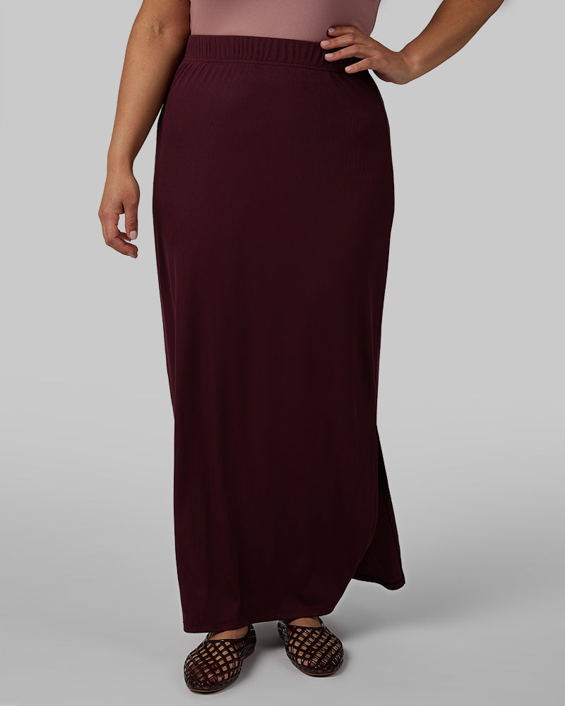 Women's Elara Ribbed Maxi Skirt